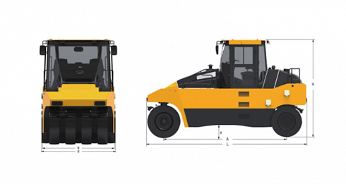 Каток пневмошинный SANY SPR300C-8