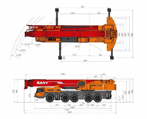 Вездеходные краны SAC2200S